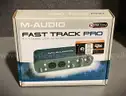6-New M-AUDIO Fast Track Pro Mobile USB Audio/MIDI Interface with Preamps. (SOLD AS IS).
