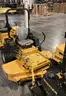 2-USED Hustler Hyperdrive 72&#x201D; Mowers in Running Condition. 1 Hustler Mower Parts Only + Box of Random Parts (SOLD AS IS)