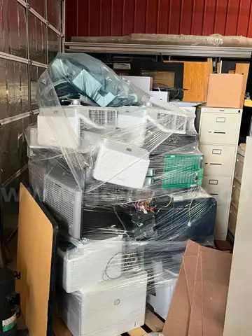 Lot of misc. printers, 5 Smart LightRaise Projectors, Old P.A. System