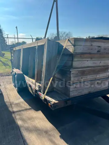 Lot of Wooden Raised Flower/Garden Beds