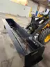 10-FOOT SNOW PUSHER WITH RUBBER CUTTING EDGE AND SKID STEER QUICK ATTACHMENT