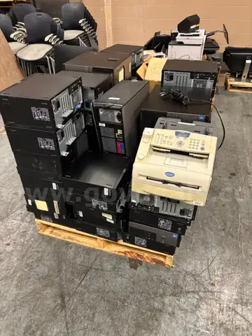Lot of computers and parts