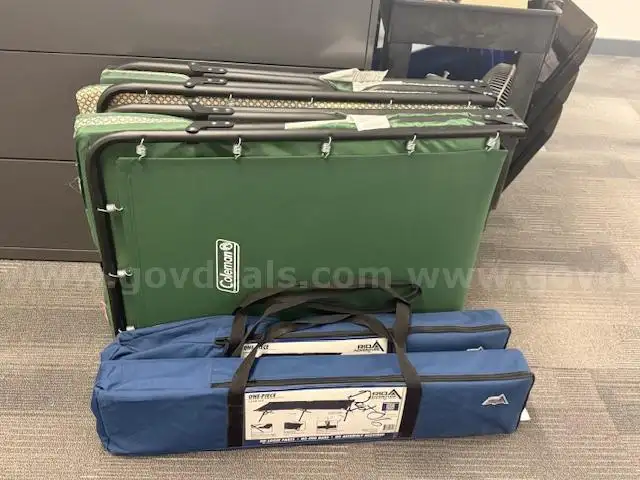 cots and cooler