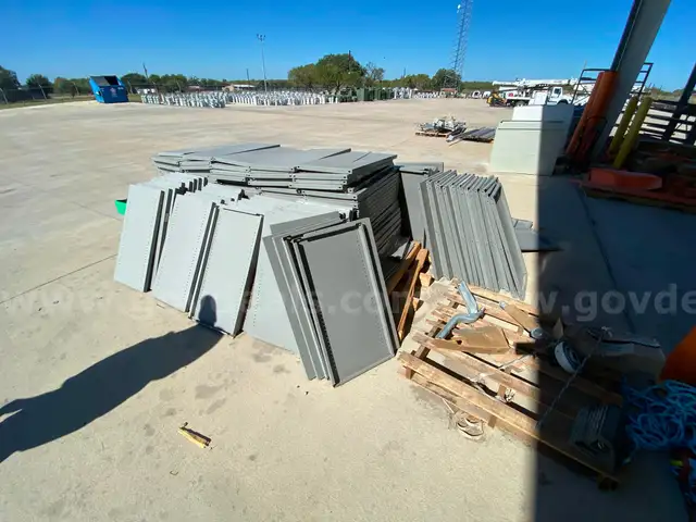Lot of Metal Shelving