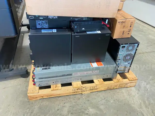 Lot of Computer Networking Access Points and Computers