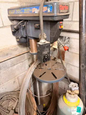 clarke floor drill press