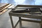 Hossfeld Universal Iron Bender Number 2 with pedestal
