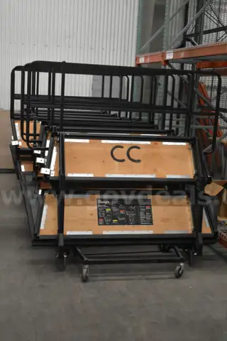Wenger Foldable 3 step Choral Risers Set of 8