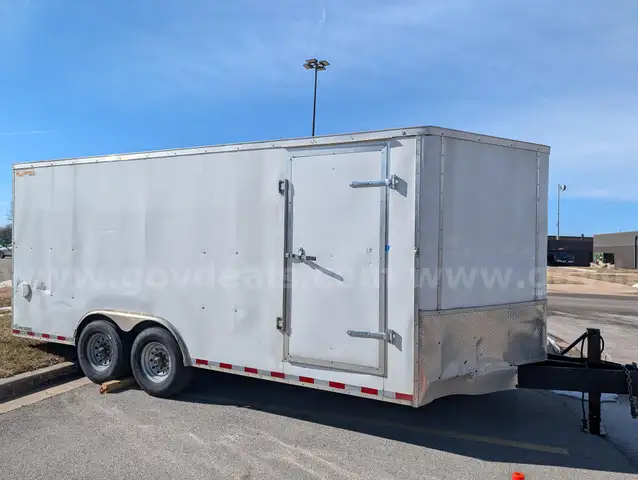 8.5x18 Enclosed Trailer