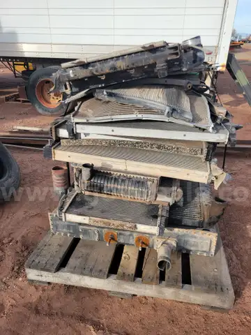 Lot of broken radiators for scrap