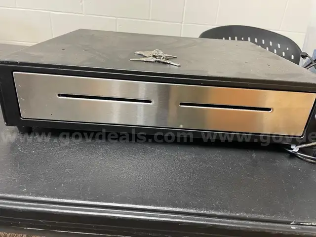 EP-125NK Cash Drawer with Lock &#x26; Key - 6