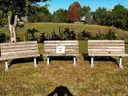 Wooden Park Benches - lot of 3
