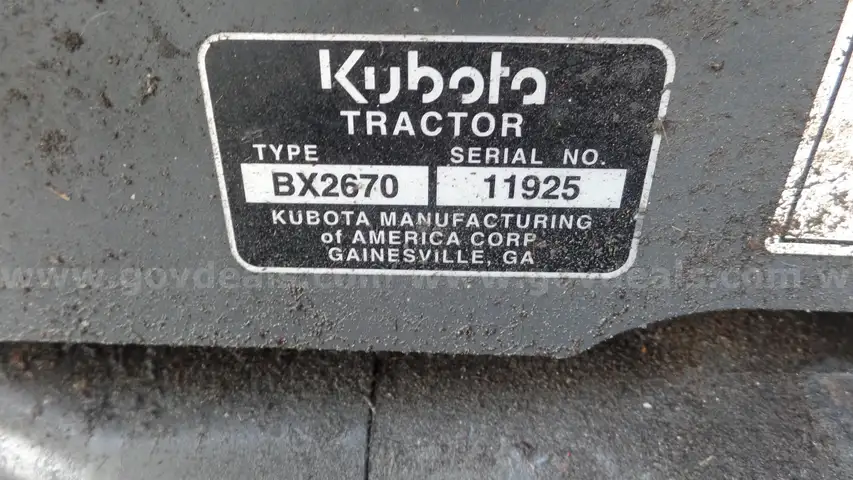 Kubota Mower