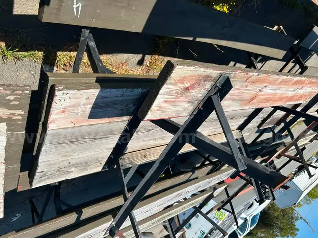 picnic tables 8 foot  lot 4