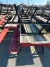4 picnic tables 8 foot lot 2