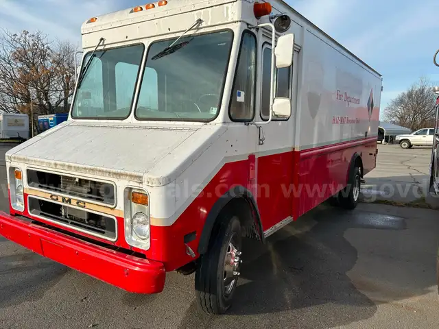 1989 gmc step van  fire dept 43