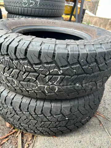 2 LT 265-70-17 General Grabber AT tires   LOT 858