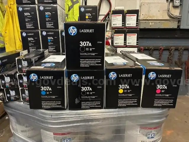 Lot of HP Laser Jet Toner Cartridges / 507A, 307A, & 130A All New in the Box