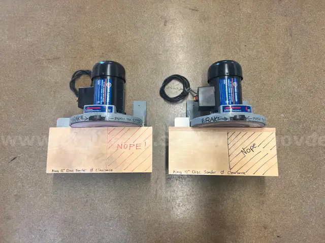 King 12&#x201D; Disc Sander