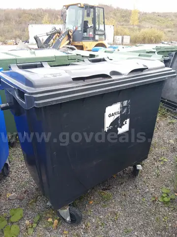 Bins&#xA0;with lid and 4 wheels/ black/ 991 litres -&#xA0;2&#xA0;Bins Lot Price&#xA0;$1,680