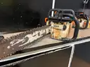 Two Used MS 020  Stihl Chainsaws 16 inch bar.