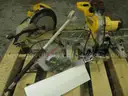 2  DEWALT COMPOUND MITER SAWS