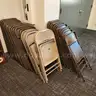 36 Folding Chairs - used
