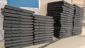 56 Used Lenovo Chromebooks- 100e Chromebook 2nd Gen- some work and some are parts