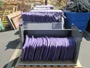 Lot of Purple Stadium Seats