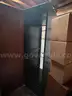 Server rack with exhaust fans