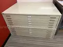 Flat filing cabinet