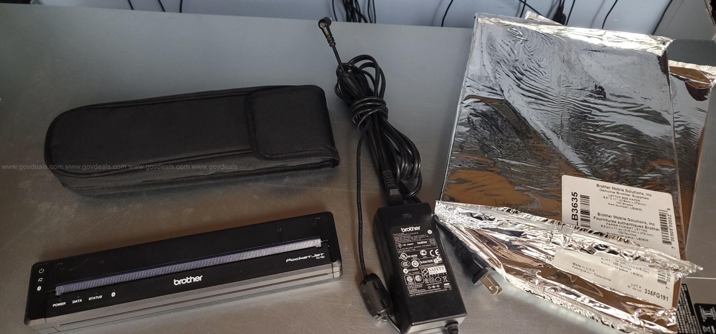 Brother PJ763 PocketJet Full Page Thermal Printer | GovDeals