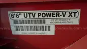 Boss Smart Shield 6 ft. 6 in. UTV Power-V XT Snow Plow