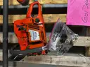 Husqvarna chainsaw. pole saw and bars
