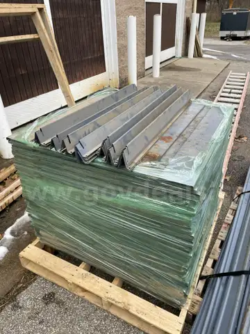 USED METAL SHELVING RACK