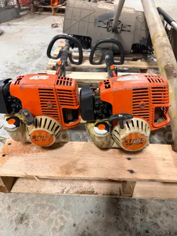 2 Stihl Km110R Combi Units with attachments