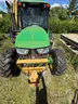 2015 John Deere 6105M tractor with boom mower