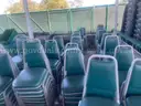 LOT of 69 stackable chairs