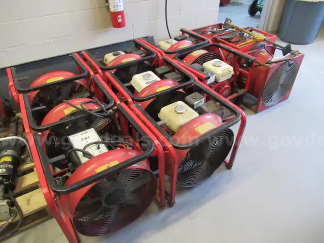 Lot of Positive Pressure Fans