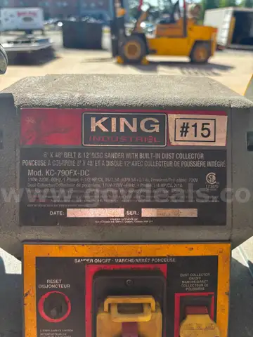 King Belt and Disk Sander #15