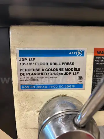 Jet 13&#x27; Drill Press