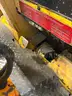 Forklift and Charger Daily worker, small oil drip at mast and a faint clicking at one of the wheels. Batt keeps charge