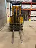 Forklift and Charger Daily worker, small oil drip at mast and a faint clicking at one of the wheels. Batt keeps charge