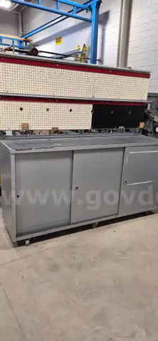 Grey Steel Work Bench