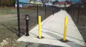 Lot of Illuminated Sidewalk Bollards