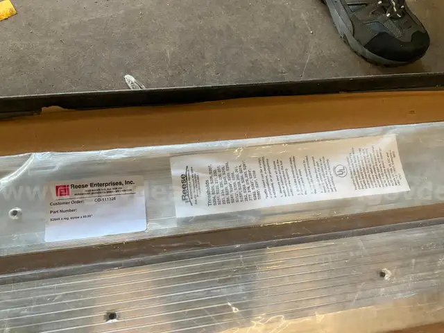 Metal Doorway Threshold Strips