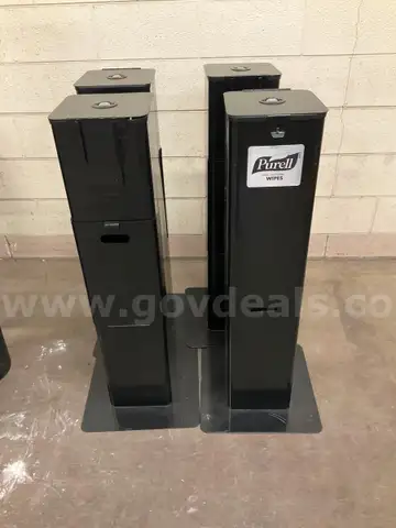 4 Purell Wipe Dispensers
