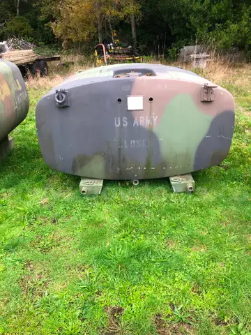 500 gallon military aluminum tank