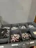 Boxes with Christmas lights