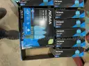 Boxes with Christmas lights